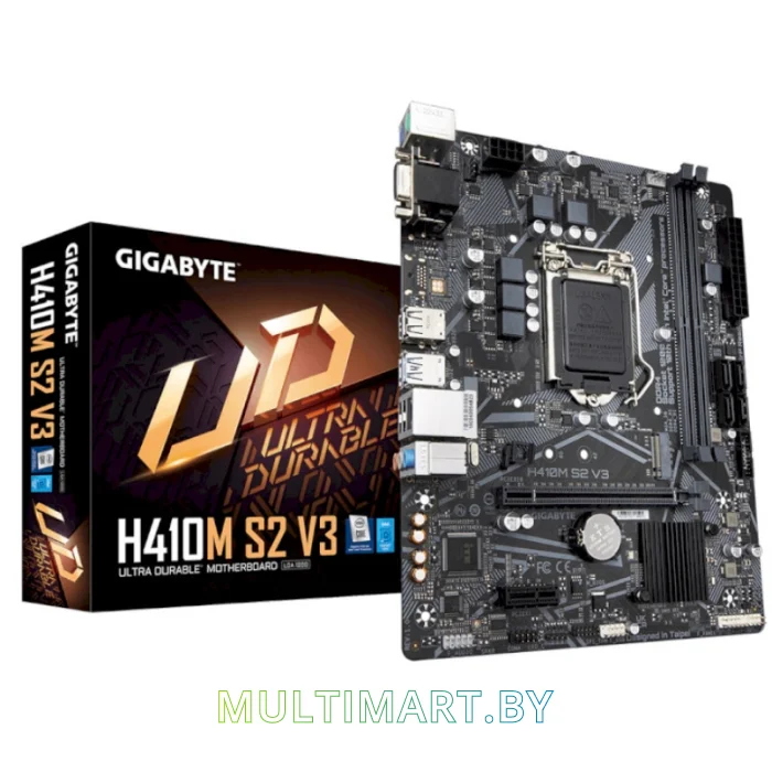 Материнская плата Gigabyte H410M S2 V3 (rev. 1.0)